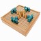 WE Games King's Table Wooden Board Game, Tablut Viking Strategy Game